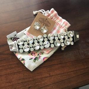 Plunder bracelet & earring set